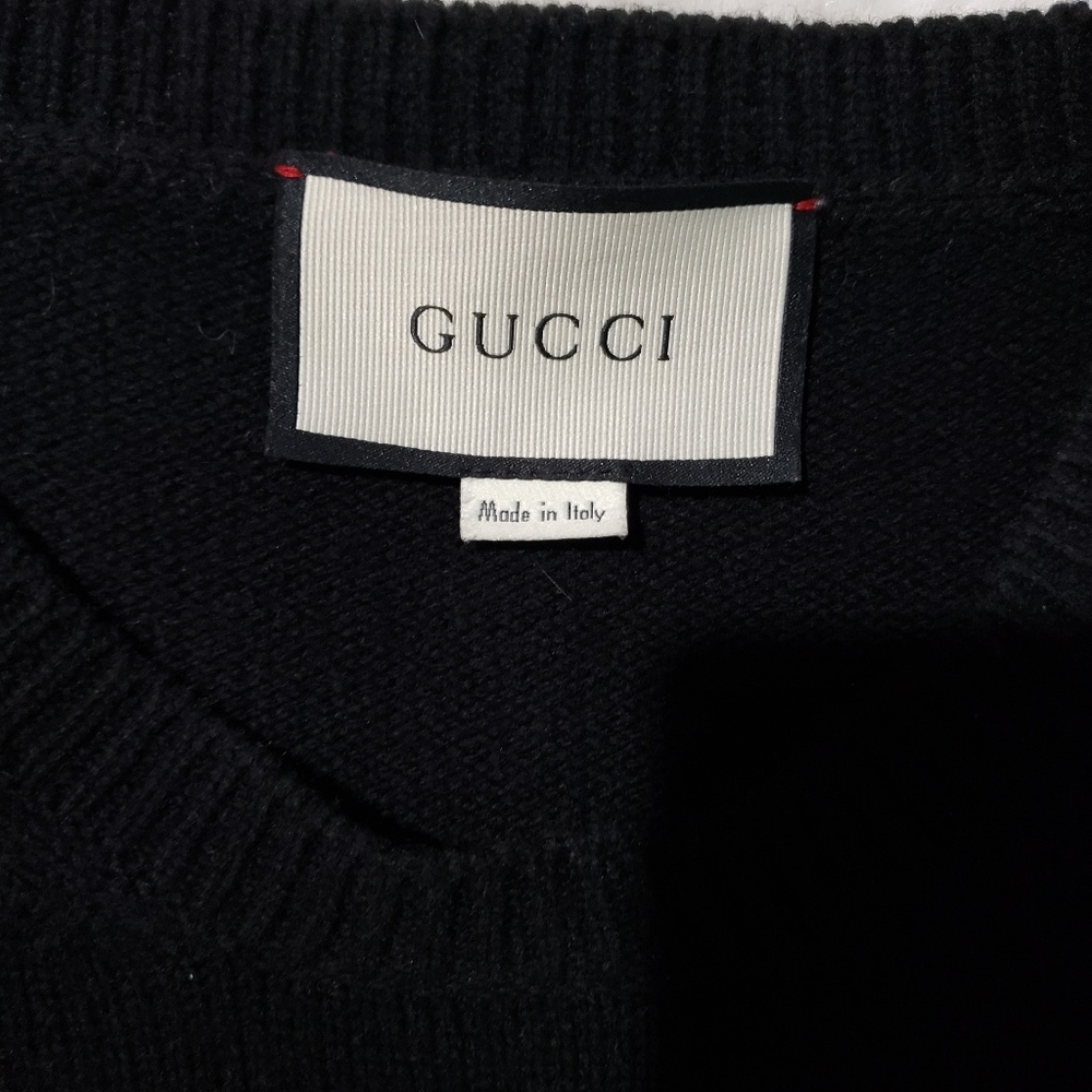 *RARE* GUCCI 'BLIND FOR LOVE' TIGER SWEATER - Picture 3 of 5